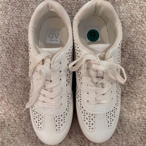 Dolce Vita Women's New  Perforated White Sneakers